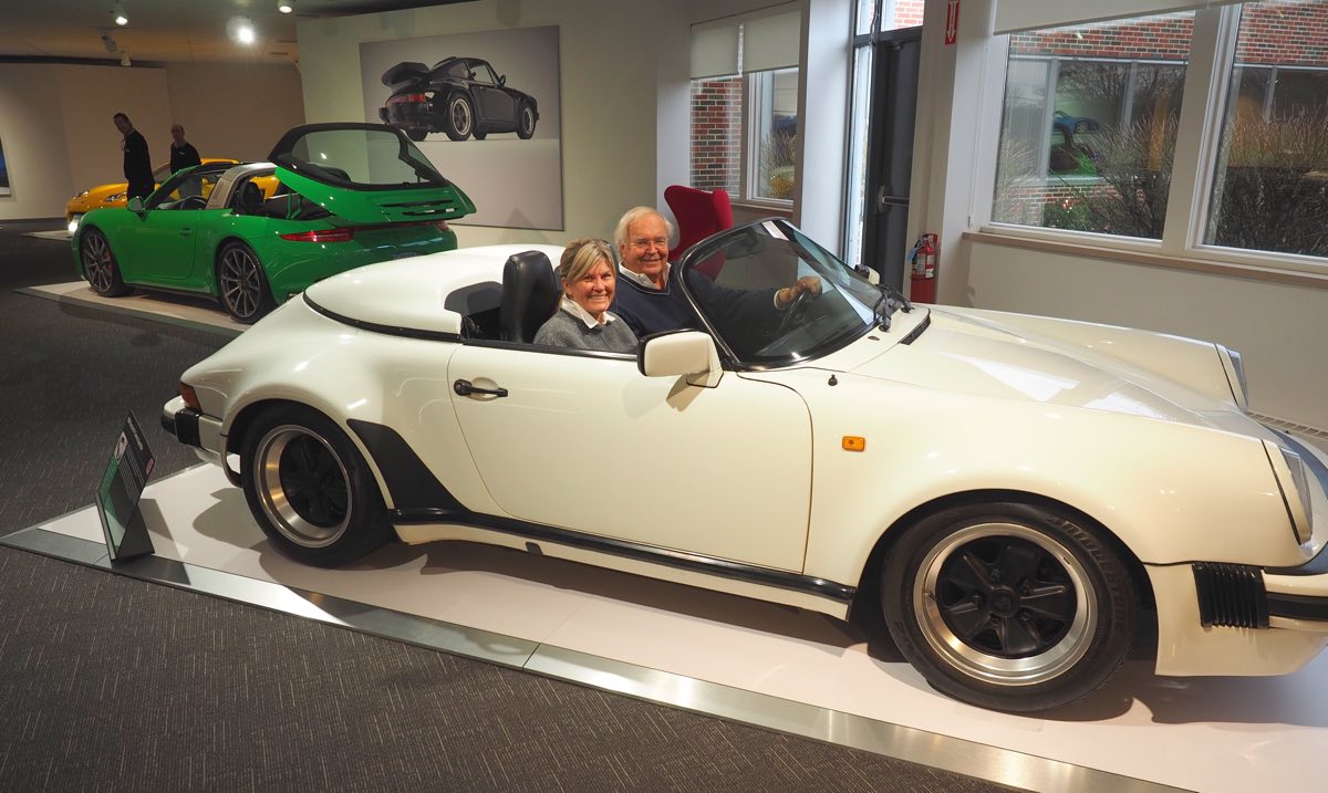 Gunther and Maggie Buerman, owners of the Newport Car Museum