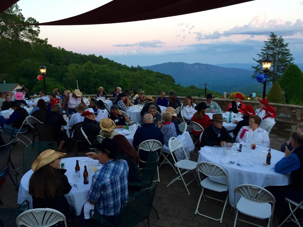 Blue Ridge Boxster Summity 2017 Gary Cooper - dinner with a view