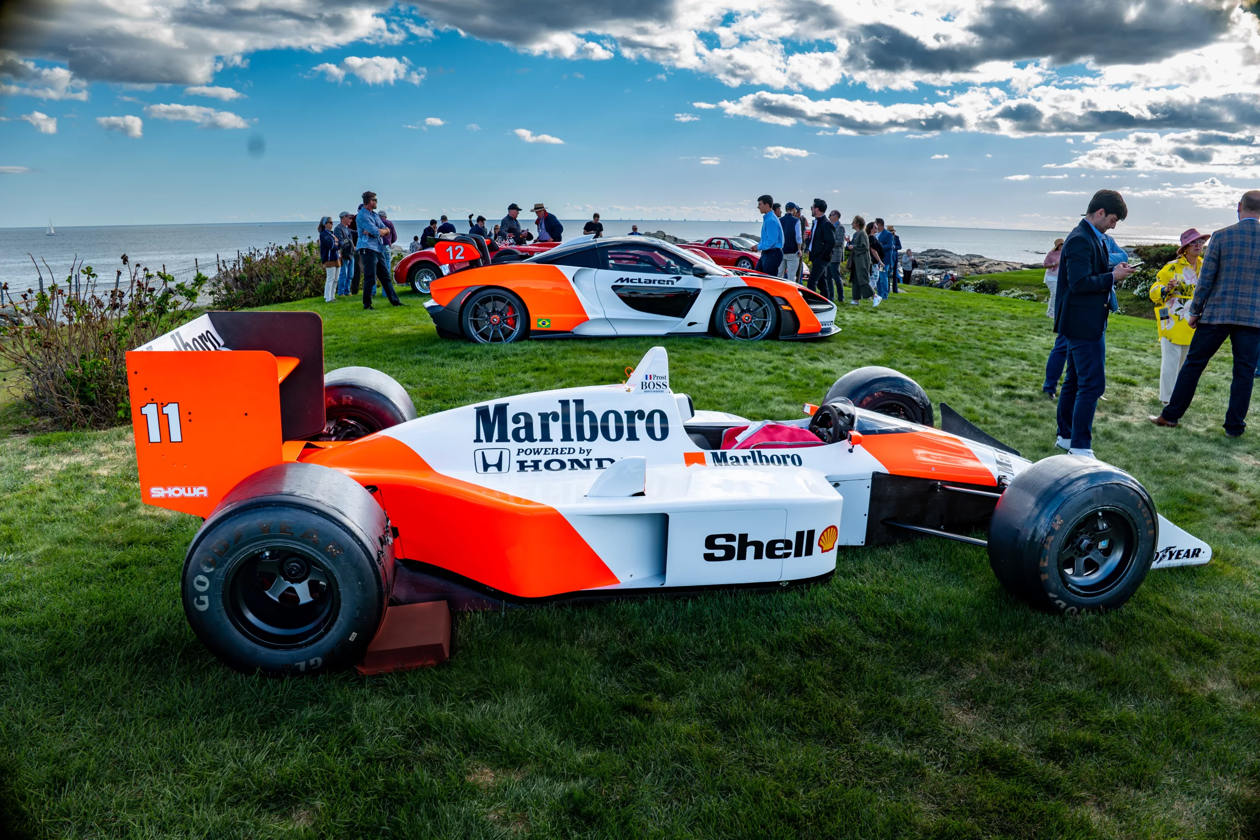 mclaren f1 car at the Audrain Concours and Motor Week event The Gathering in 2021